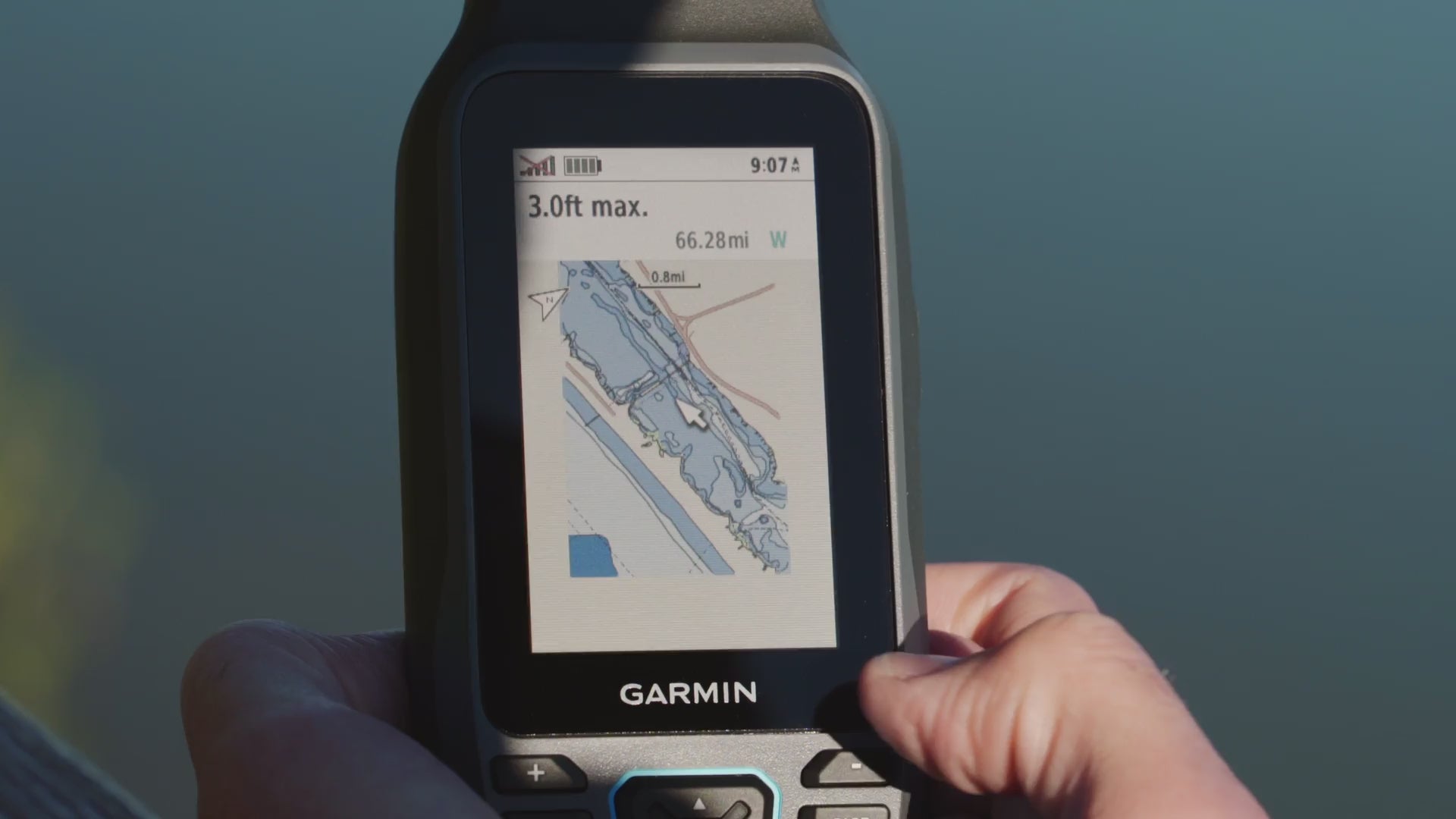 Garmin GPSMAP® 79s, håndholdt marineenhed med globalt baggrundskort
