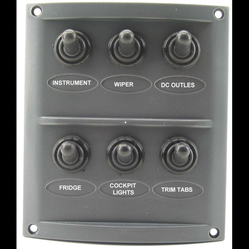 Electric panel splashproof, 4 contacts