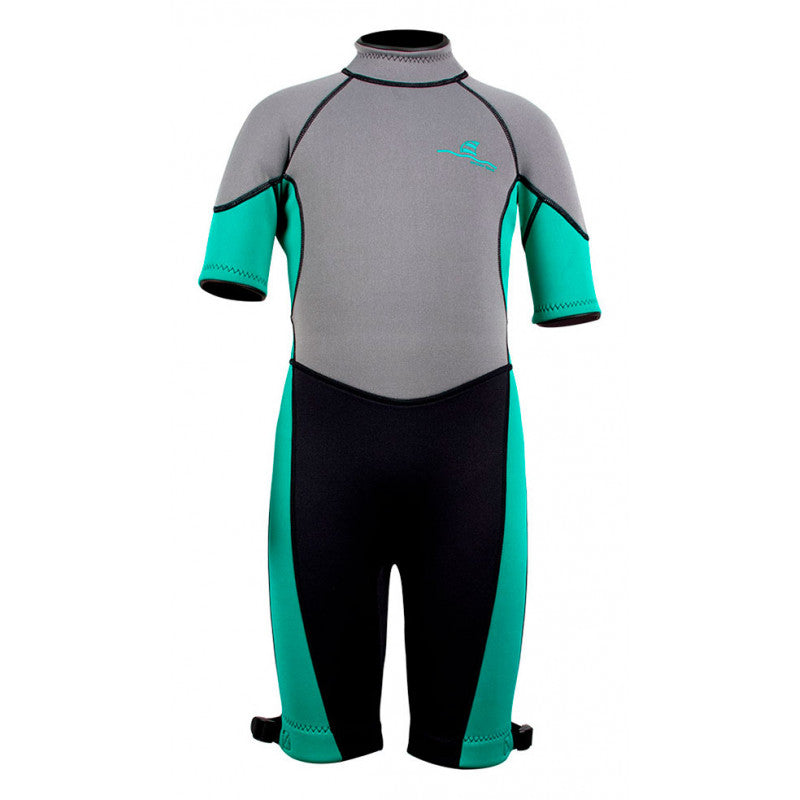 Wetsuit OcenB 3mm Boys turquoise, short 6Y