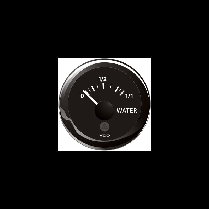 VDO water tank clock, 8-32V, 3-180Ohm