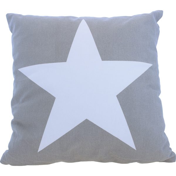 Maritime pillow Large star gray
