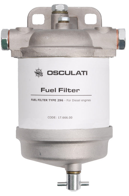 Cav filter/vandudskiller type 296 med alu bundstykke