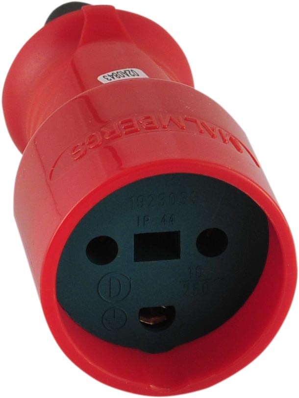 Extension joint impact resistant w/ ground red