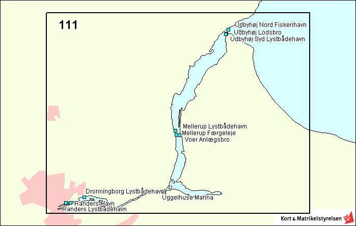 Chart DA 111 Randers Fjord