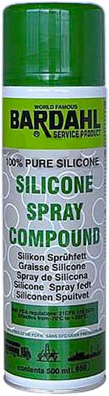 Siliconefedt spray 500ml.