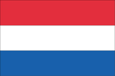 Gæsteflag Holland trykt 30x45cm