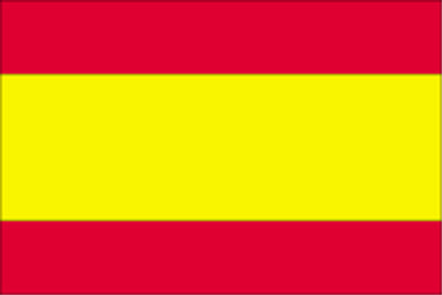 Gæsteflag Spanien trykt 30x45cm