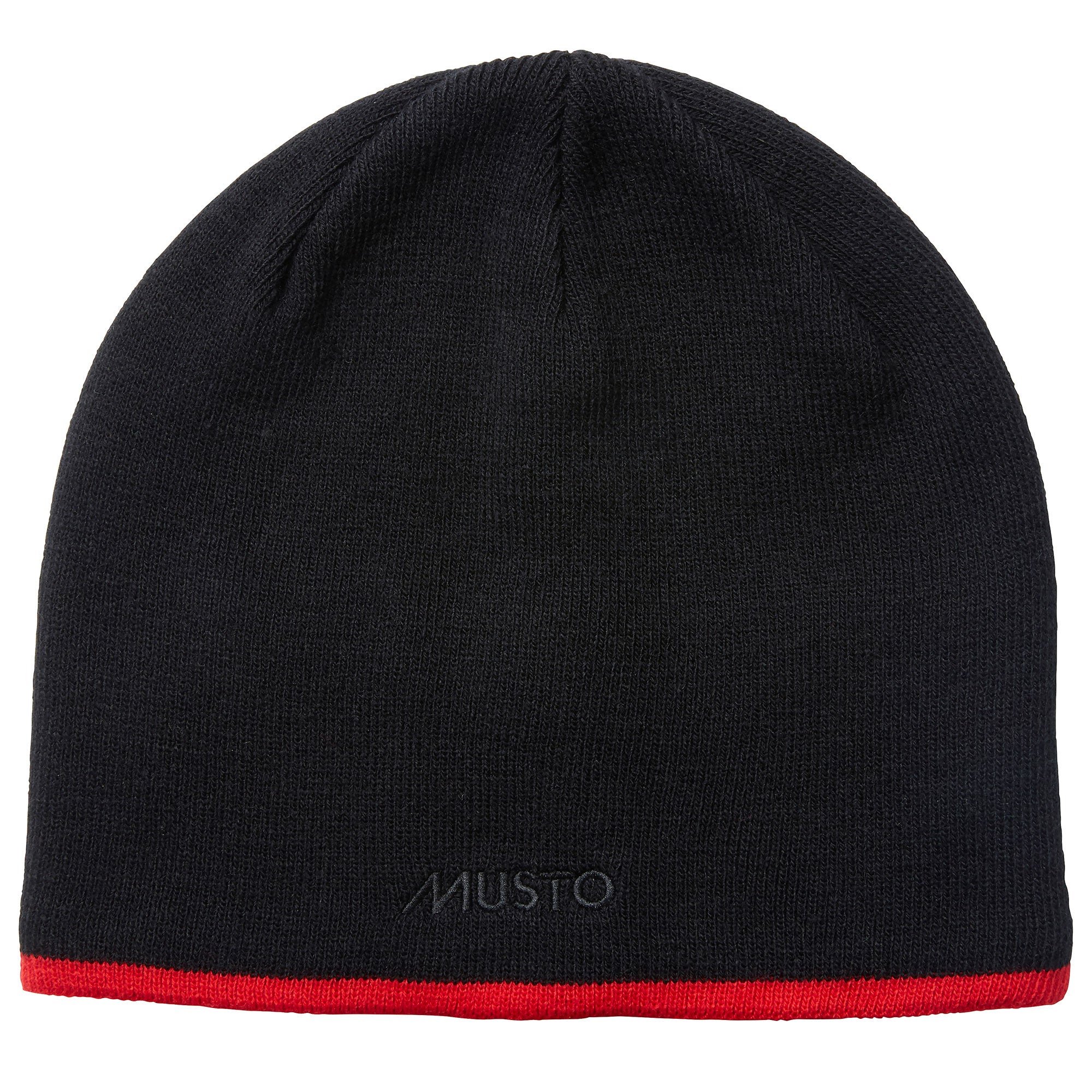 MUSTO knitted hat Black NEW
