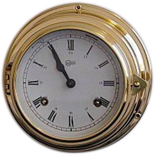 Clock Ø150xD70mm dial 100mm brass