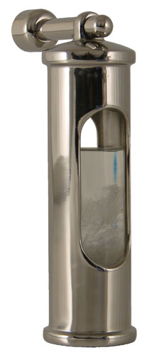 Storm glass polished stainless steel incl. up